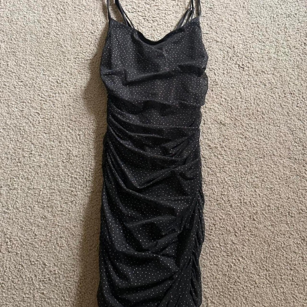 lucy in the sky ruched bodycon mini dress